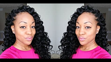Your prep time will be drastically reduced. Crochet braids with Deep Twist Hair - YouTube