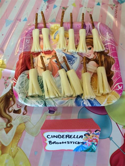 Cinderella Broomsticks Disney Princess Party Food In 2021 Princess