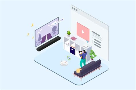 Smart Echo Isometric Illustration T2 By Angelbi88 On Envato Elements