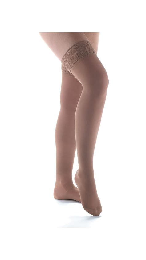 support plus women s support plus mild compression thigh high stockings