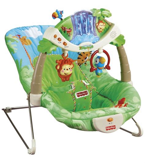 In 1956, the fp was added, fisher price toys shortened to fisher price, and the font was changed as well. Fisher-Price Rain Forest Bouncer