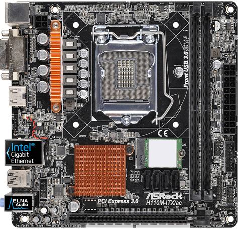 Asrock H110m Itxac Motherboard Specifications On Motherboarddb