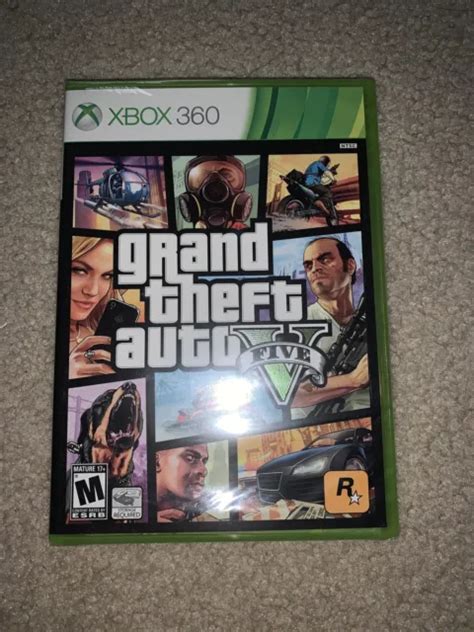Grand Theft Auto V Gta 5 Microsoft Xbox 360 2013 Brand New First