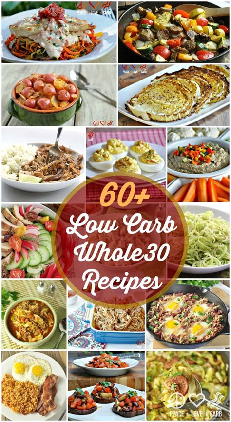 60 Low Carb Whole30 Recipes Peace Love And Low Carb
