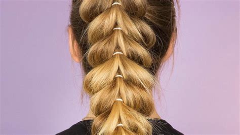 Upside Down Heart Braided Ponytail This Braid Is The