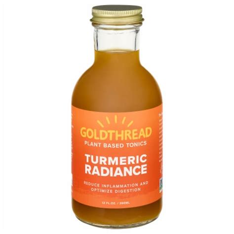 Goldthread Plant Based Tonics Turmeric Radiance 12 Fl Oz Foods Co