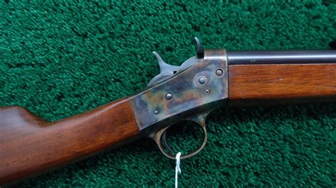 R2377 Remington Model 4 Rolling Block Rifle In 25 Stevens Caliber A