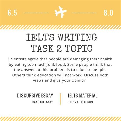 Ielts Writing Task 2 Discursive Essay Of Band 80 Topic Health