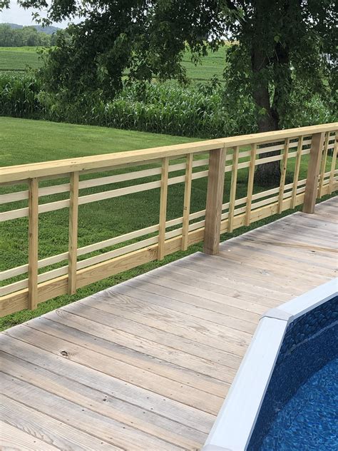 4.1 out of 5 stars 143. Pool deck railing (With images) | Deck railings, Pool deck ...