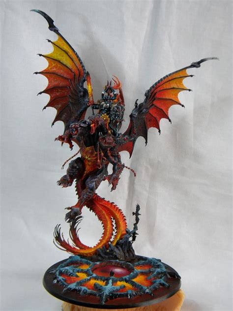Archaon Lord Of The Worlds Dragon Miniatures Painting Warhammer