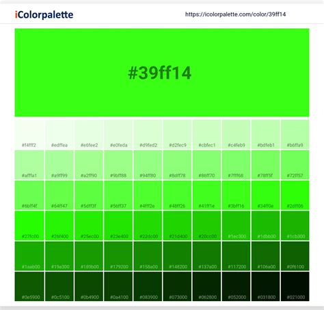 Fluorescent Green Color Codes The Hex Rgb And Cmyk Values That You Need
