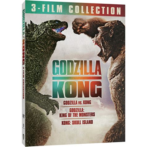 3 film collection godzilla vs kong godzilla king of the monsters kong skull island walmart