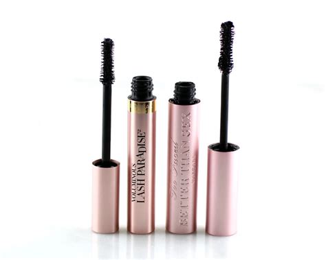 Too Faced Vs Loreal Better Than Sex Mascara Dupe