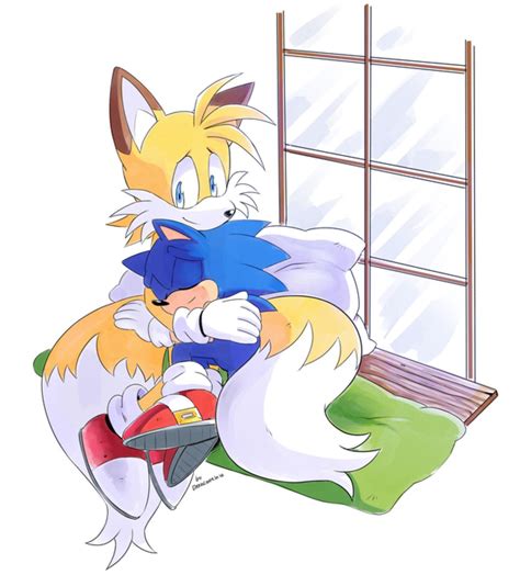 Comm Tails And Sonic By Drawloverlala On Deviantart Sonic Sonic