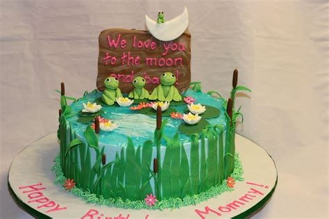 Frog Pond Birthday Cake I Love The Way This Idea Turned Out The