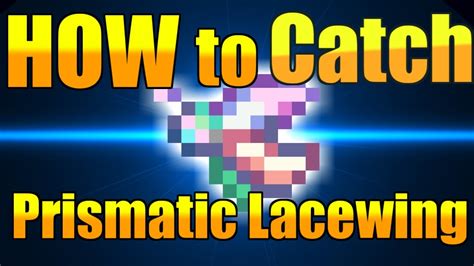 Terraria How To Catch Prismatic Lacewing Youtube
