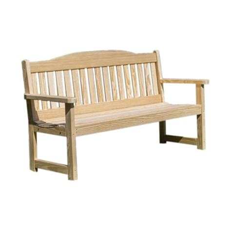 Treated Pine English Garden Bench By Creekvine Designs The Charming