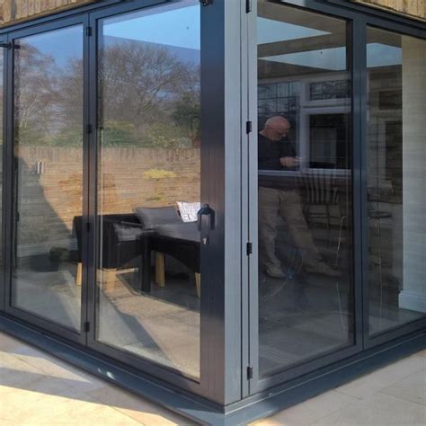 Corner Bifold Doors Open Corner Doors Sunflex Uk