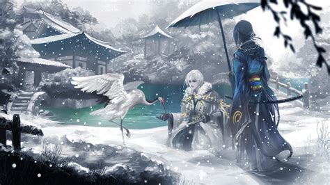 Anime Snow Wallpapers Wallpaper Cave