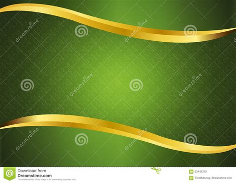 luxury green  gold lines background vector design