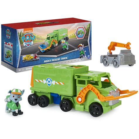 Buy Paw Patrol Big Truck Pups Rocky Transforming Toy Trucks With