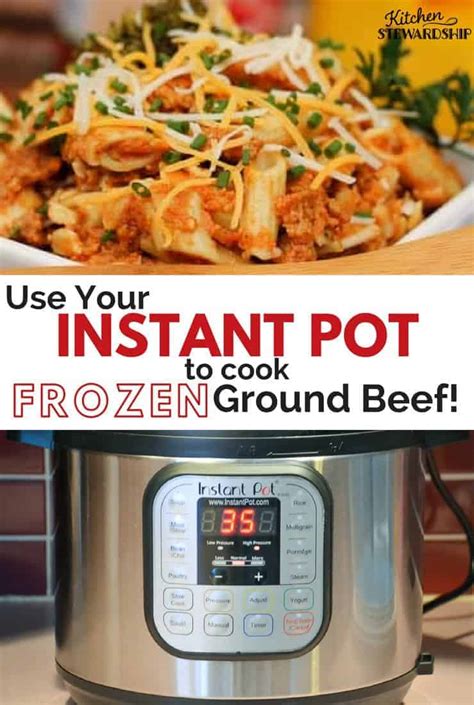 We did not find results for: How to Cook FROZEN Ground Beef in the Instant Pot Pressure ...