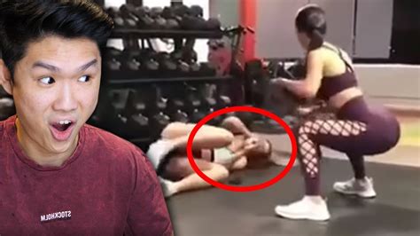 She Just Wanted To Film Her Working Out And Then This Happened Youtube