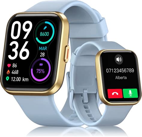 Smart Watch For Women Men Smart Watch Answer Make Call 1 69 Full Touch Alexa Built In