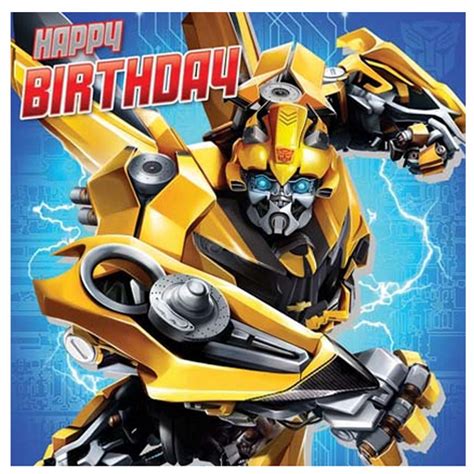 Happy Birthday Transformers Free Printable