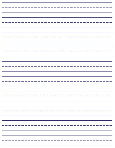 Primary Paper Elementary Lined Paper For Kinder Thru Third Grade A