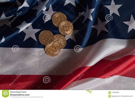 Price chart, trade volume, market cap, and more. Golden Bitcoins On USA Flag Stock Image - Image of cash ...