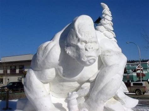 Astonishingly Detailed Snow Sculptures 39 Pics