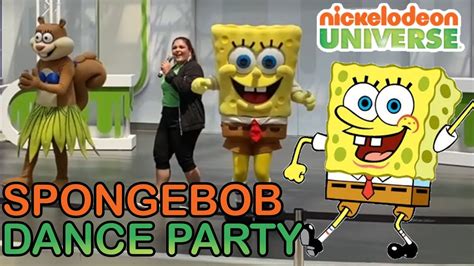 Spongebob And Sandy Cheeks Live Dance Party Show At Nickelodeon