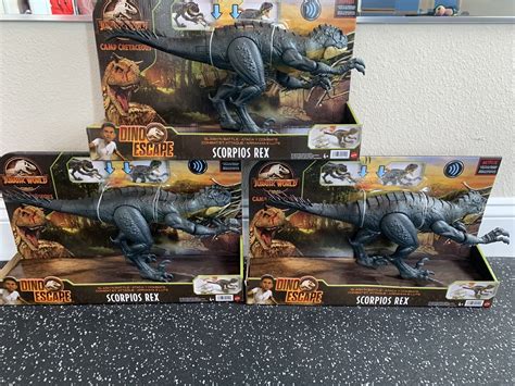 Jurassic World Camp Cretaceous Dino Escape Scorpios Rex Exclusive Action Figure 2 Pack [danger