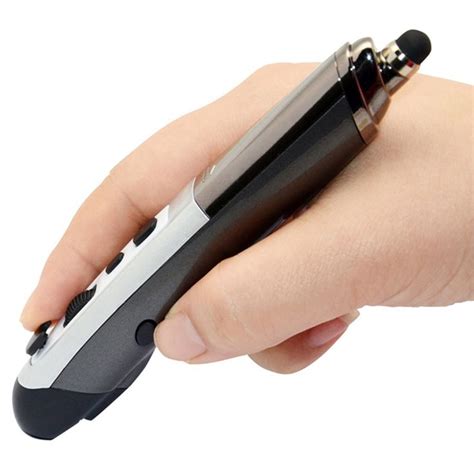 P New Design 24ghz Usb Wireless Optical Touch Pen Mouse With Web