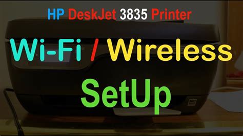 Create an hp account and register your printer. HP DeskJet Ink Advantage 3835 Wi-Fi SetUp, Connect To Home ...