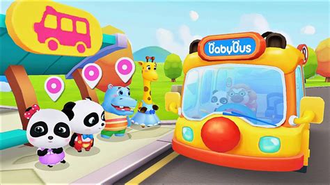 Little Panda School Bus Drive A Bus And Explore The Journey To