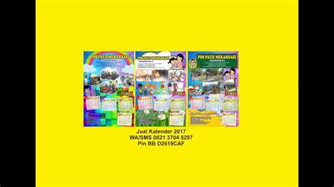Sila klik pada gambar untuk paparan lebih besar dan jelas. Hubungi : 0821 3707 5297 (Tsel)kalender 2017 islam - YouTube