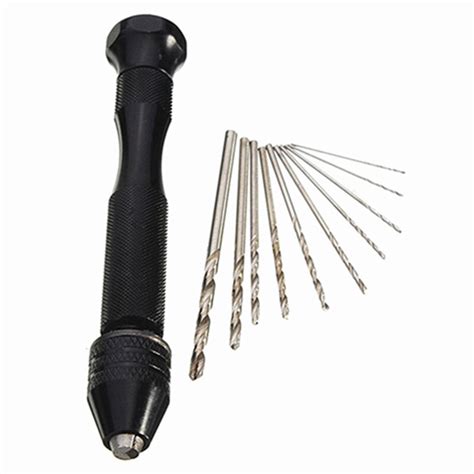 Mini Micro Aluminum Alloy Hand Drill Woodworking Tools With Keyless