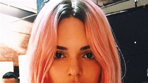 Kendall Jenners Most Shocking Instagram Beauty Reveals From Pink Hair