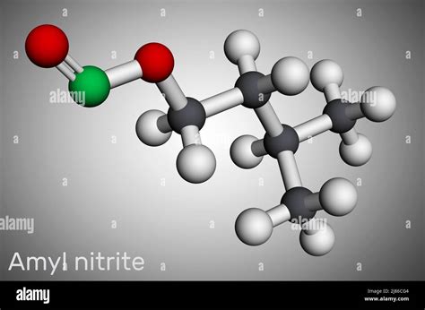 Amyl Nitrite Isoamyl Nitrite Isopentyl Nitrite Molecule It Is