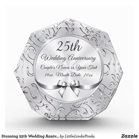 In the united states, a couple can receive an anniversary greeting card from the president for the 50th and all subsequent anniversaries. Stunning 25th Wedding Anniversary Gift Ideas | Zazzle.com ...