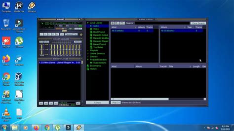 Classic Winamp Player On Windows 7 It Really Whips The Llamas Ass