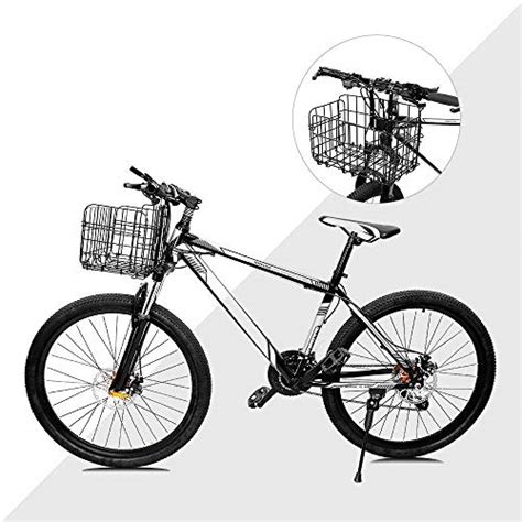 Homee Folding Rear Bike Basket Wire Mesh Fold Up Detachable Front Bag