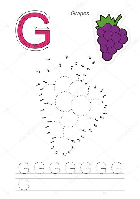 Números Juego De La Letra G Vector Gráfico Vectorial © Annamikhailova