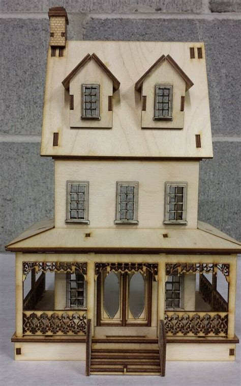 Abriana Large Country Cottage 148 Scale Dollhouse Etsy