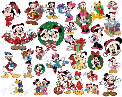 791+ Christmas Mickey Svg - SVG,PNG,EPS & DXF File Include