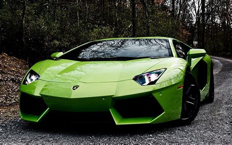 Lamborghini Veneno Neon Green Supercars Gallery
