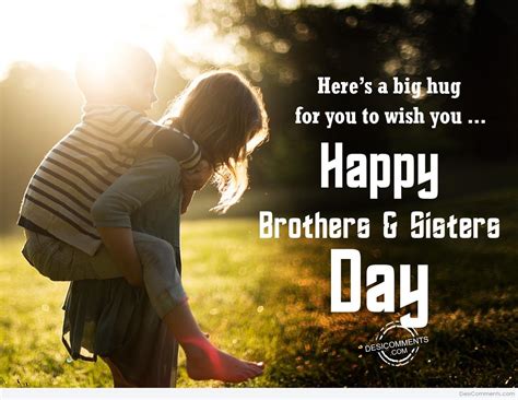 First of all, there is no need to wish 'happy brother's day'. Brothers And Sisters Day Pictures, Images, Graphics for ...
