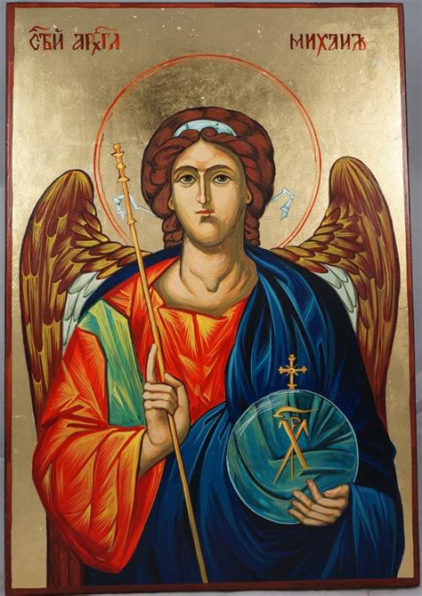 St Michael The Archangel Icons Of Holy Angels Hand Painted Icon Of St